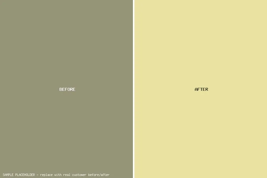 Before and after result